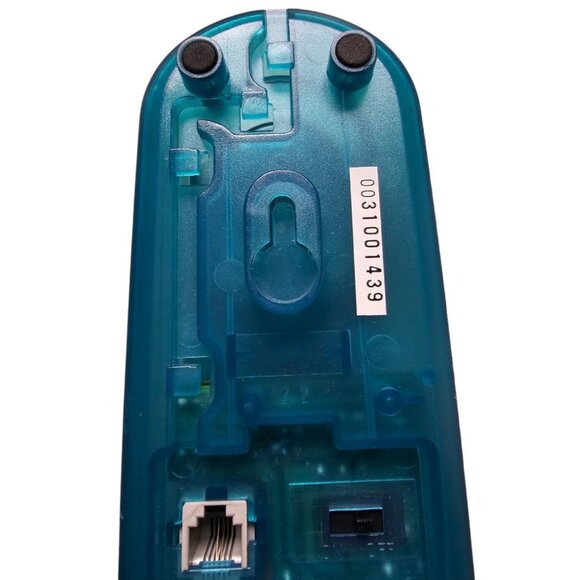 American Girl Chitchat Jelly Phone Clear Blue Landline HTF RARE Original Box - Picture 6 of 16